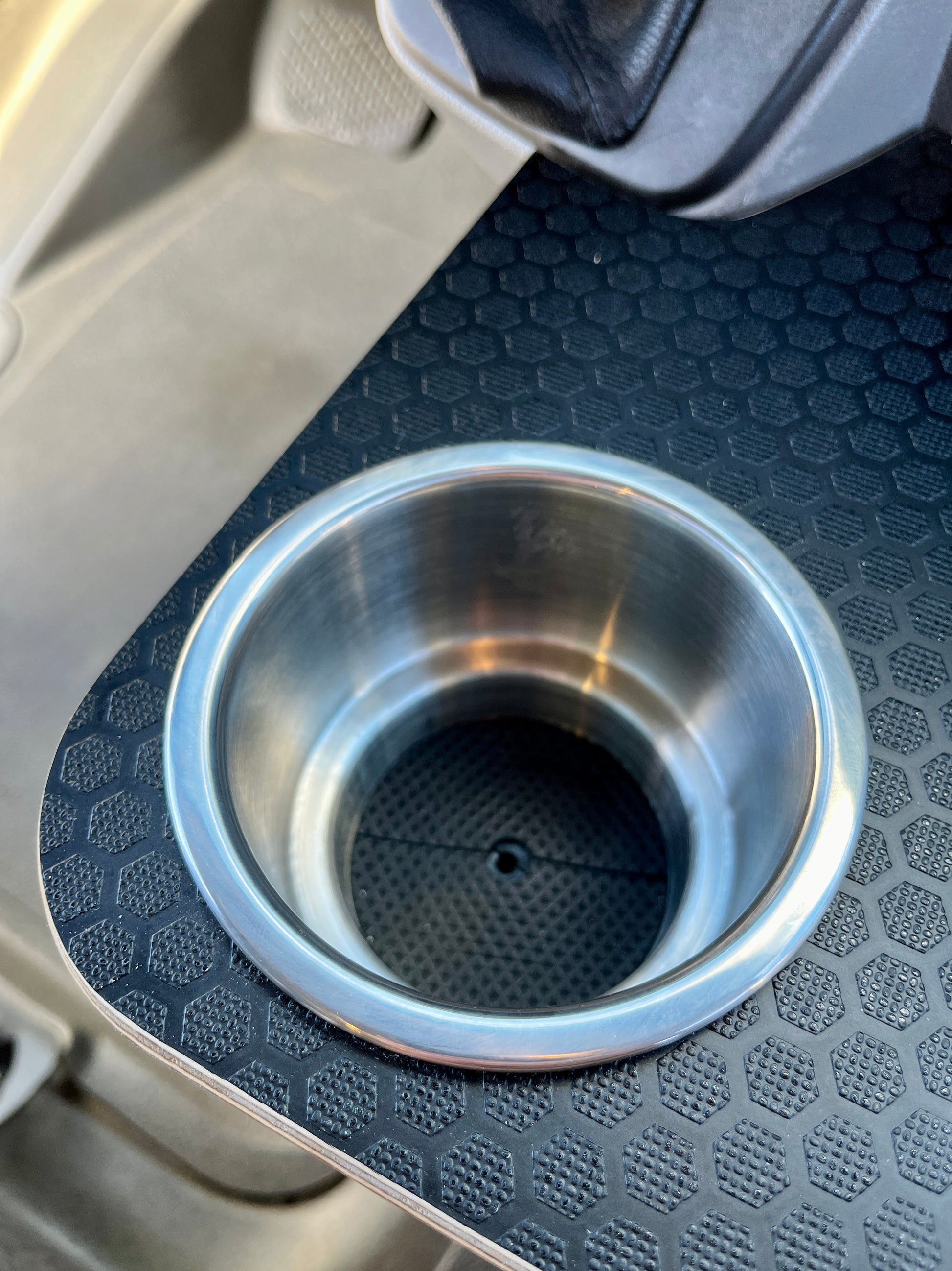Mercedes Sprinter Front Cup Holder & Snack Tray - Black Hex (2007-2018)