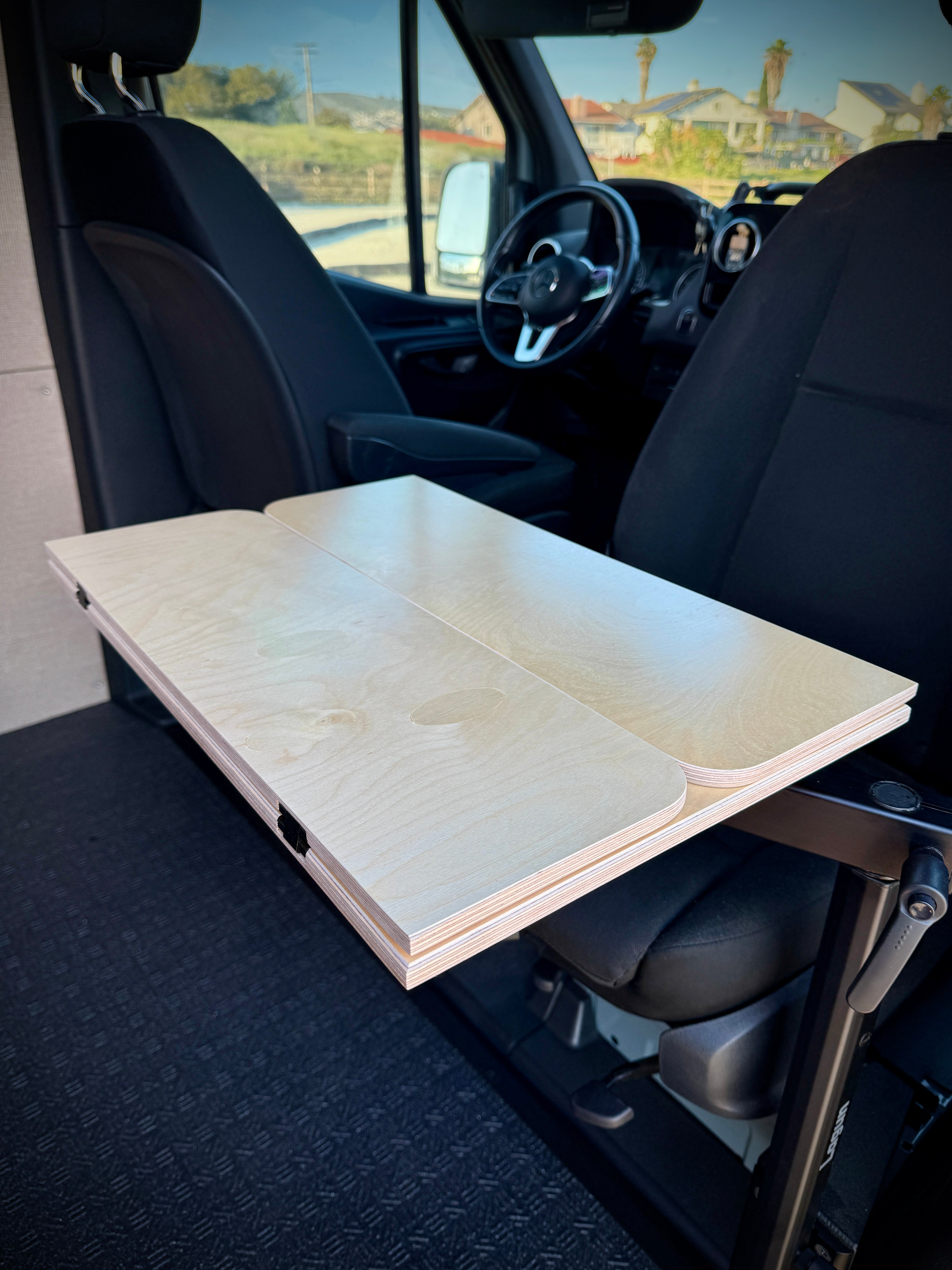 Folding Baltic Birch Lagun Table for Camper Vans and RVs