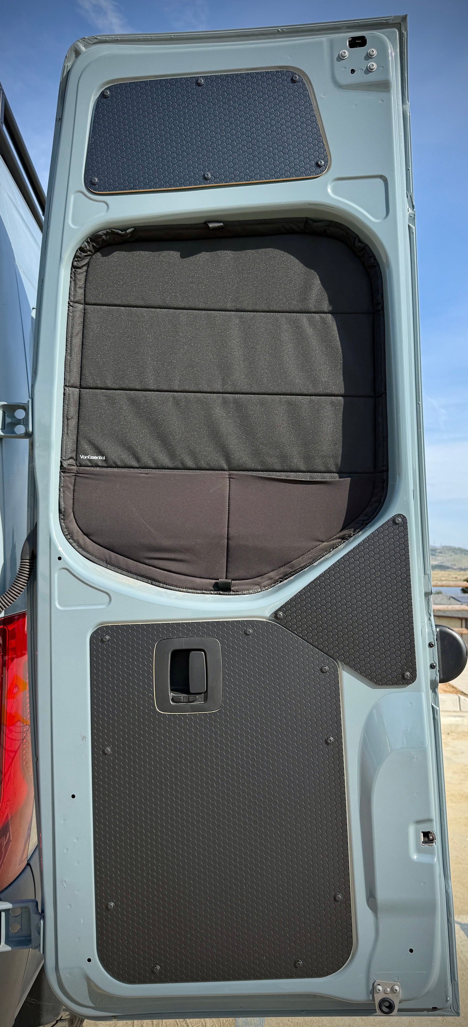 Mercedes Sprinter Lower Rear Door Panels (Pair) – Black Hex (2019+)