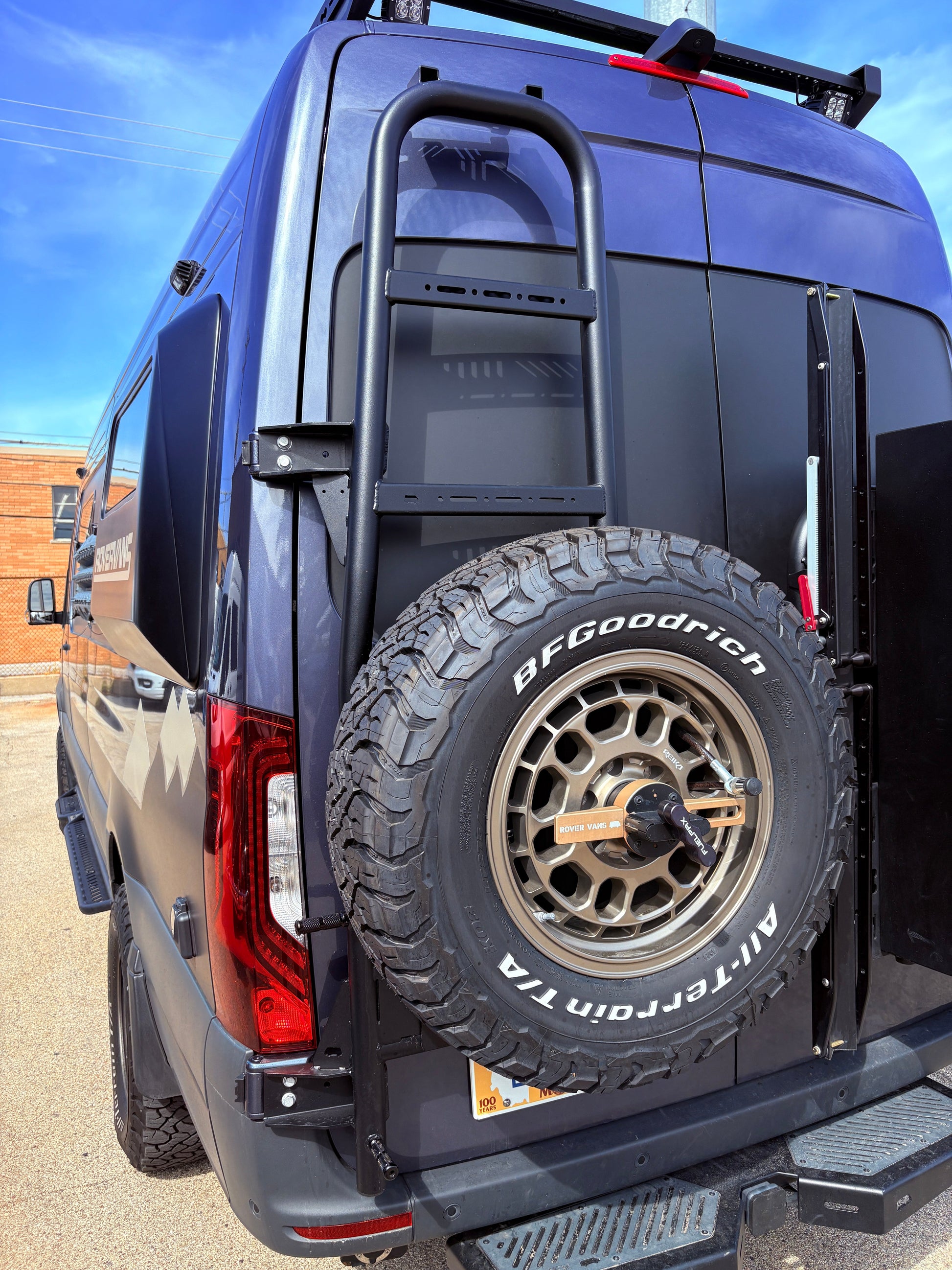 Rover Vans Ladder & Tire Carrier (Mercedes Sprinter)