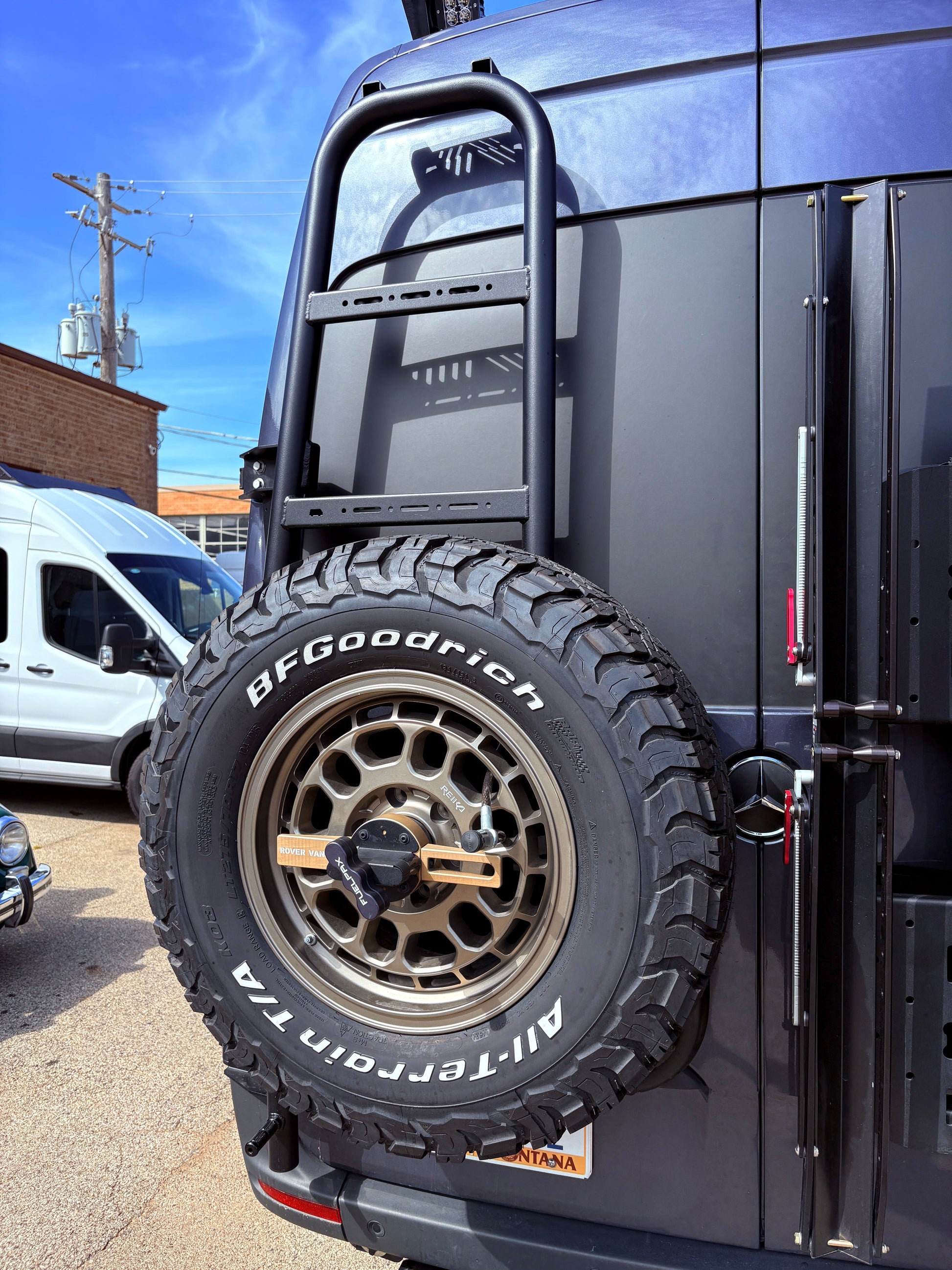 Rover Vans Ladder & Tire Carrier (Mercedes Sprinter)