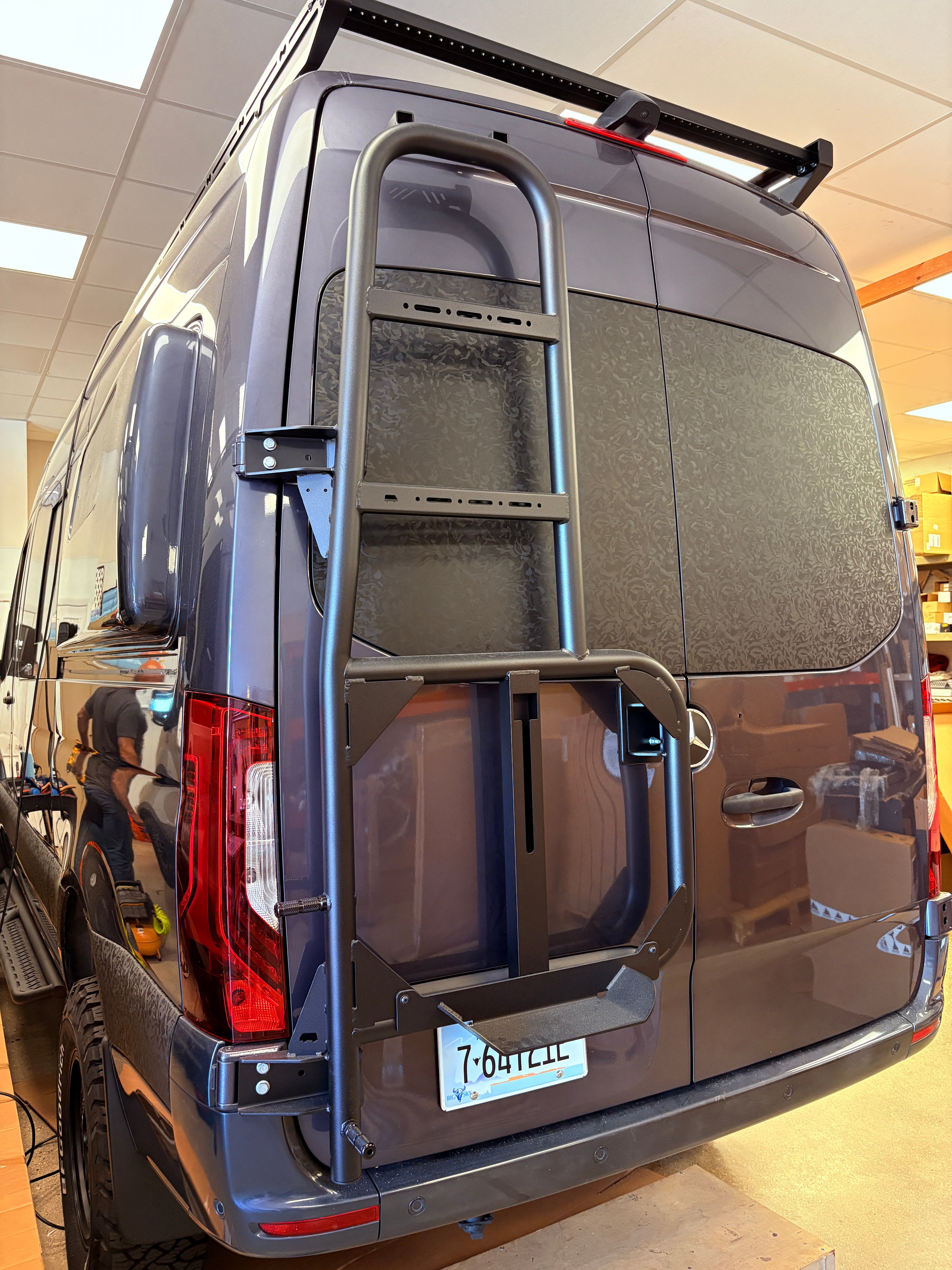 Rover Vans Ladder & Tire Carrier (Mercedes Sprinter)