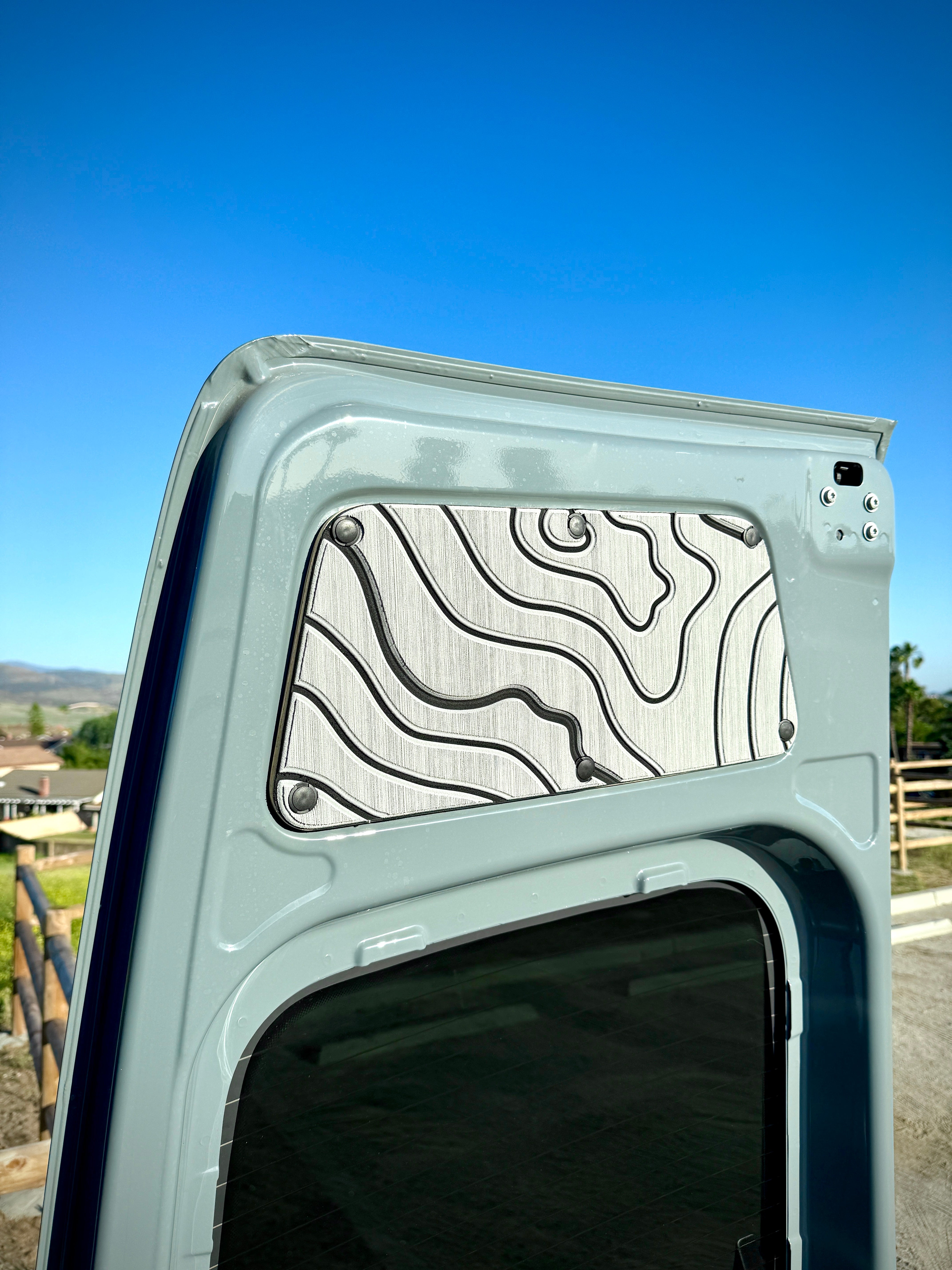 Mercedes Sprinter Upper Rear Door Panels (Pair) – Topo Design (2007+)