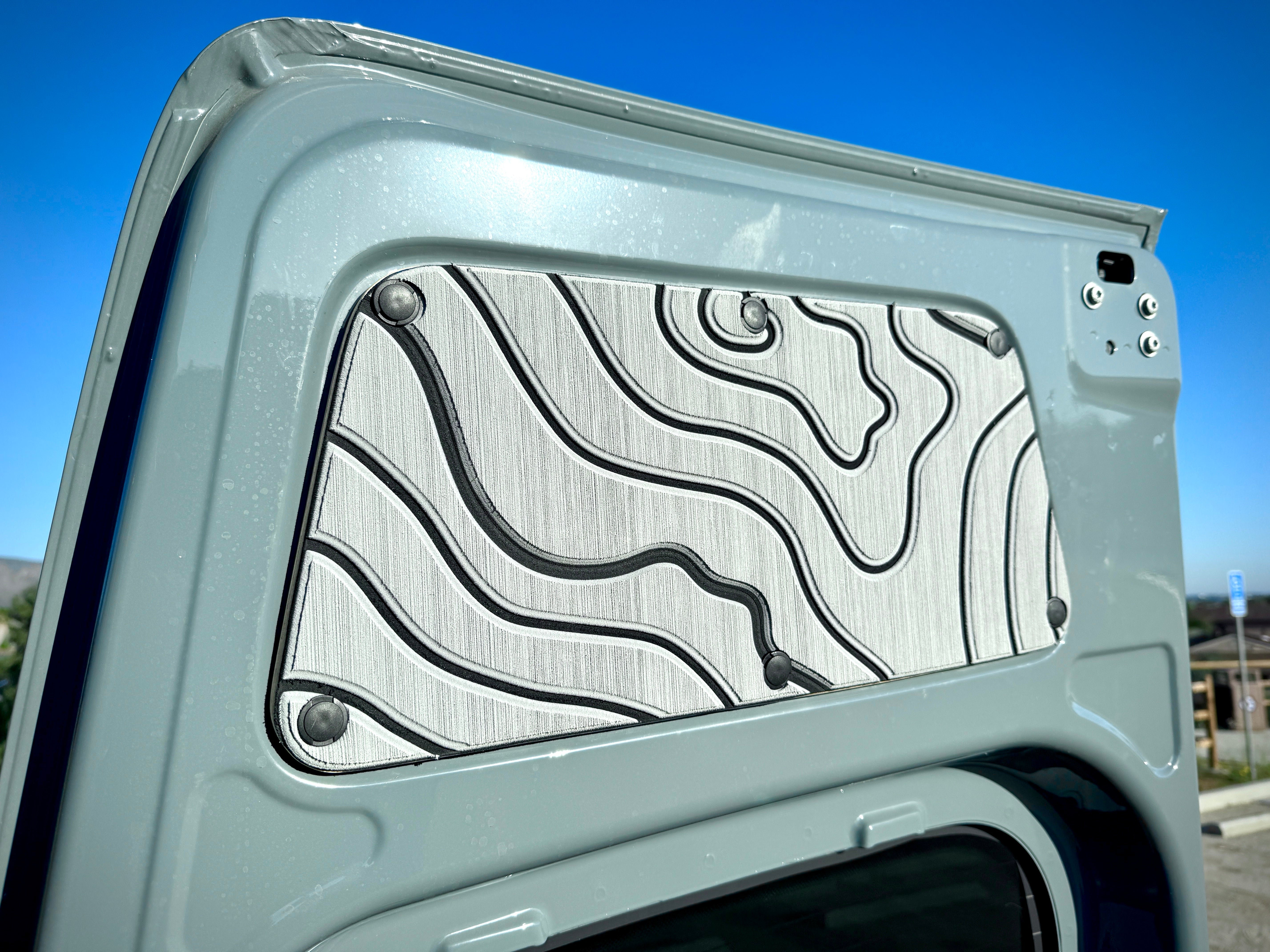 Mercedes Sprinter Upper Rear Door Panels (Pair) – Topo Design (2007+)