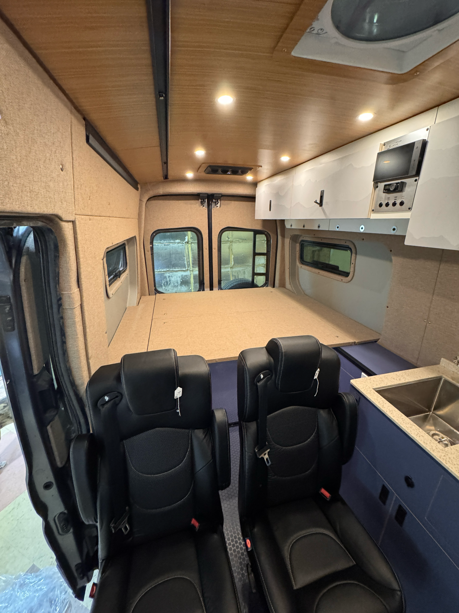 Ford Transit Innie Sleeper: Bed Bump-Out Trim - Pair