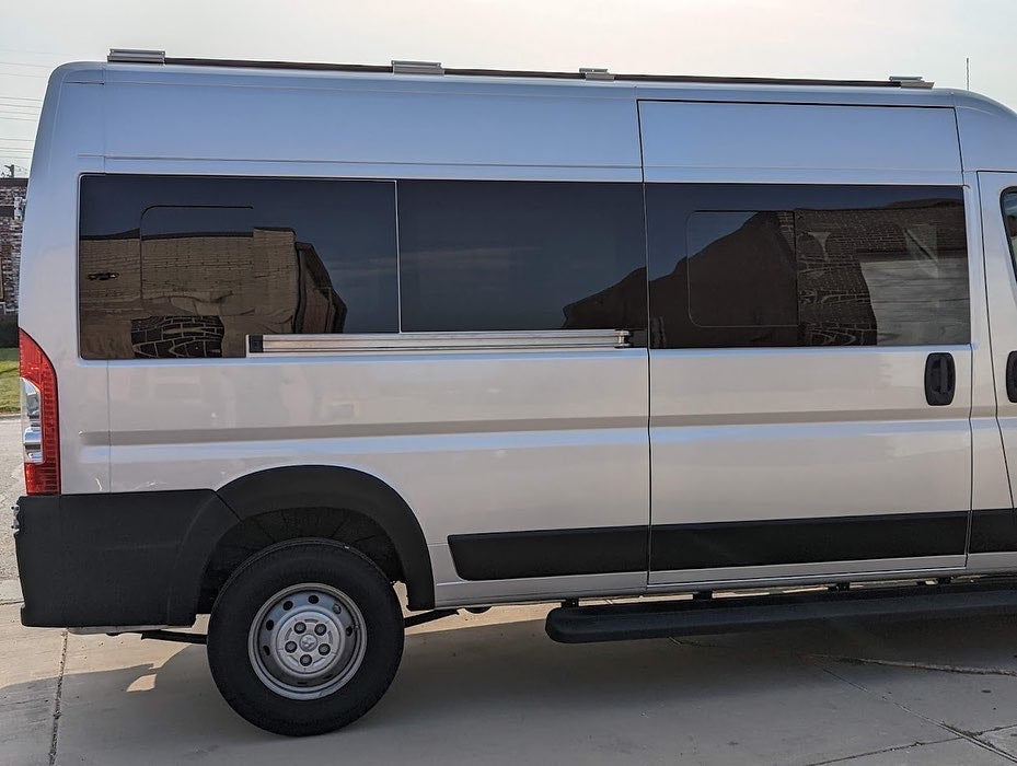 AM Auto - Promaster - Passenger Side - Rear Window - Half Slider w/ Screen - 159" WB
