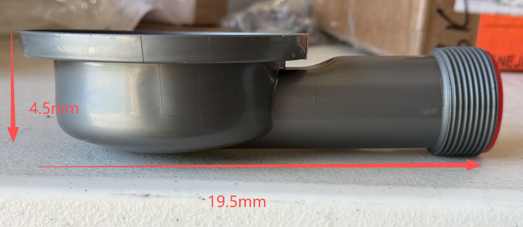 Tec Vanlife Low Profile Drain Kit 3-1/2"