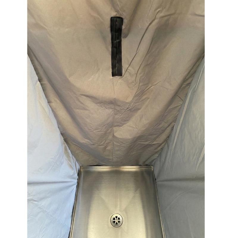 Tetravan Flush Mounting (In-Floor) Shower Pan - Stainless Steel