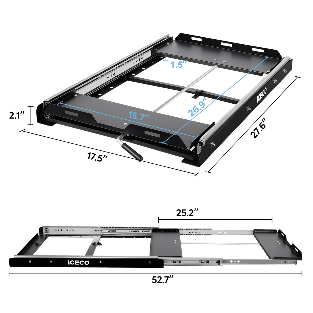 ICECO Mounting Drawer Slide for VL35Pro, VL45 & VL45Pro Refrigerator Freezer