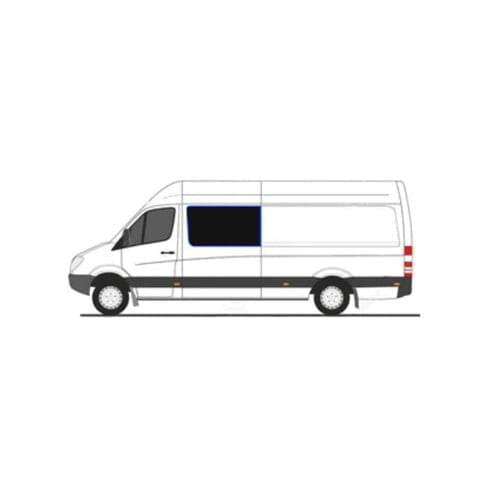 AM Auto - Sprinter - Driver Side - Forward Window - Fixed Glass - Driver Side Sliding Door