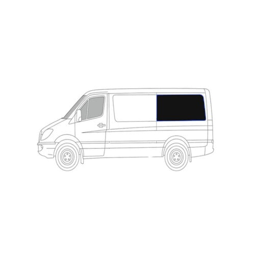 AM Auto - Sprinter - Driver Side - Rear Window - Fixed Glass - 144" WB
