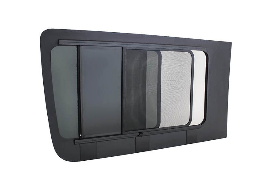 AM Auto - Sprinter - Passenger Side - Forward Window - Half Slider w/ Screen