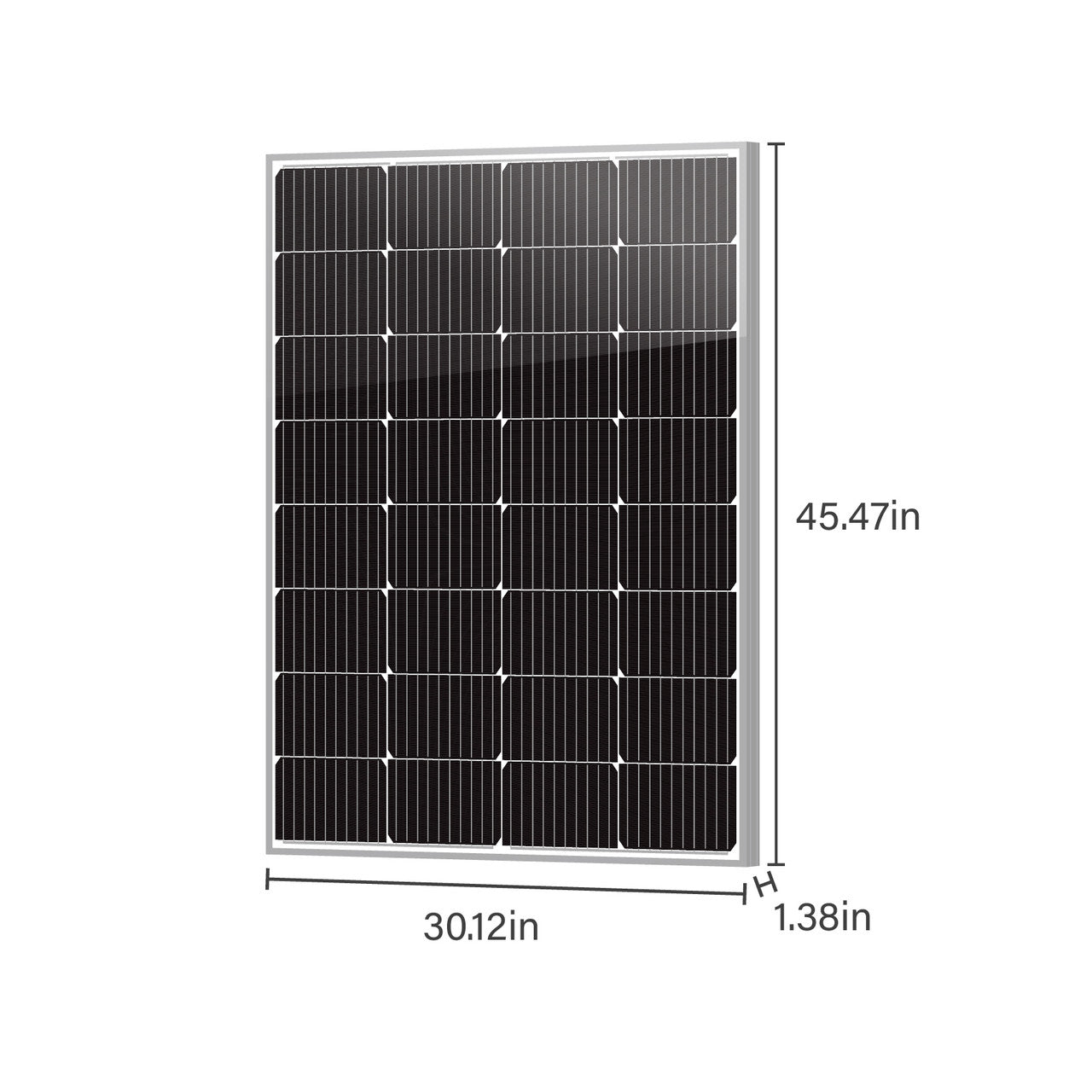 Newpowa 180 Watt 12V Monocrystalline Solar Panel