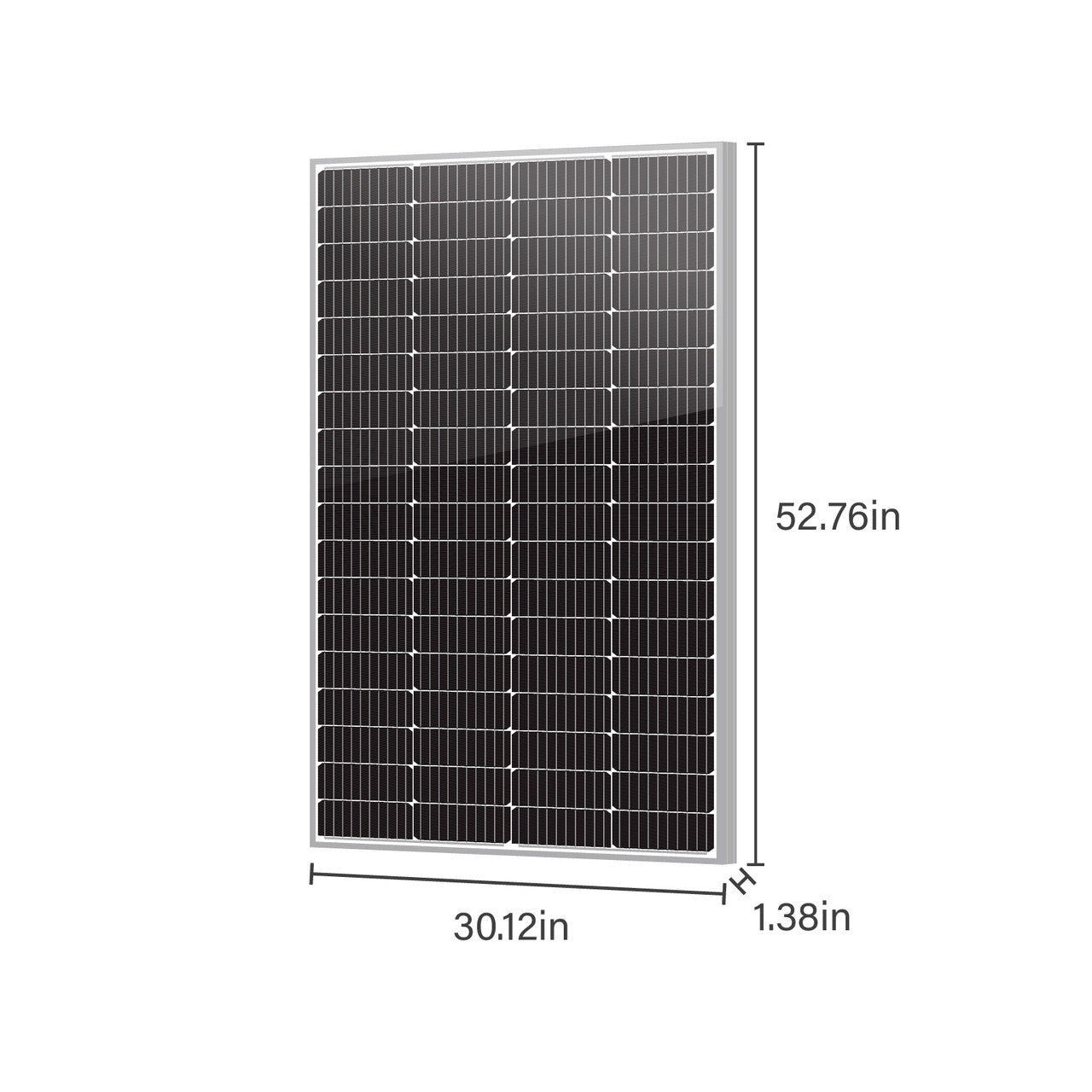 Newpowa 200 Watt 24V Monocrystalline Solar Panel