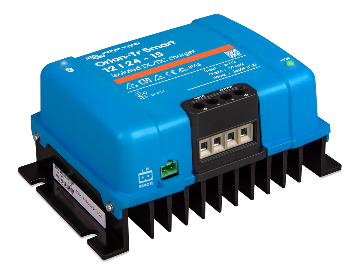 Victron Energy Orion-Tr Smart 12/24/15 - Isolated - 15 Amp DC-DC Charger  (24-Volt)