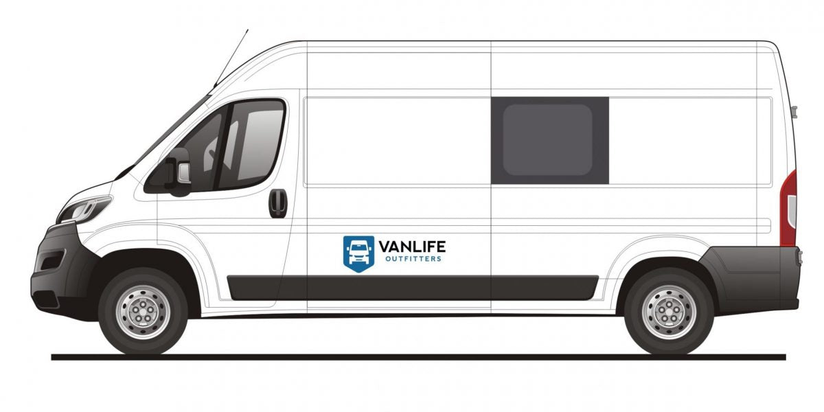 AM Auto - Promaster - Driver Side - Middle Window (Short) - Fixed Glass - 159" WB