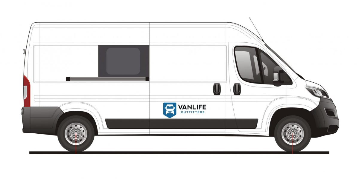 AM Auto - Promaster - Passenger Side - Middle Window (Short) - Fixed Glass - 159" WB