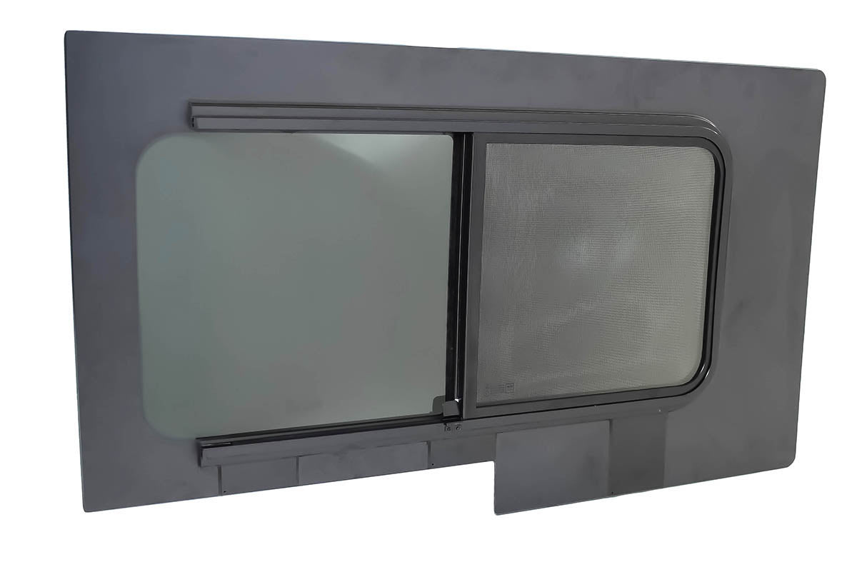 AM Auto - Promaster - Passenger Side - Rear Window - Half Slider w/ Screen - 159" WB