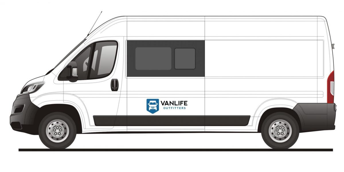 AM Auto - Promaster - Driver Side - Forward Window - Half Slider w/ Screen