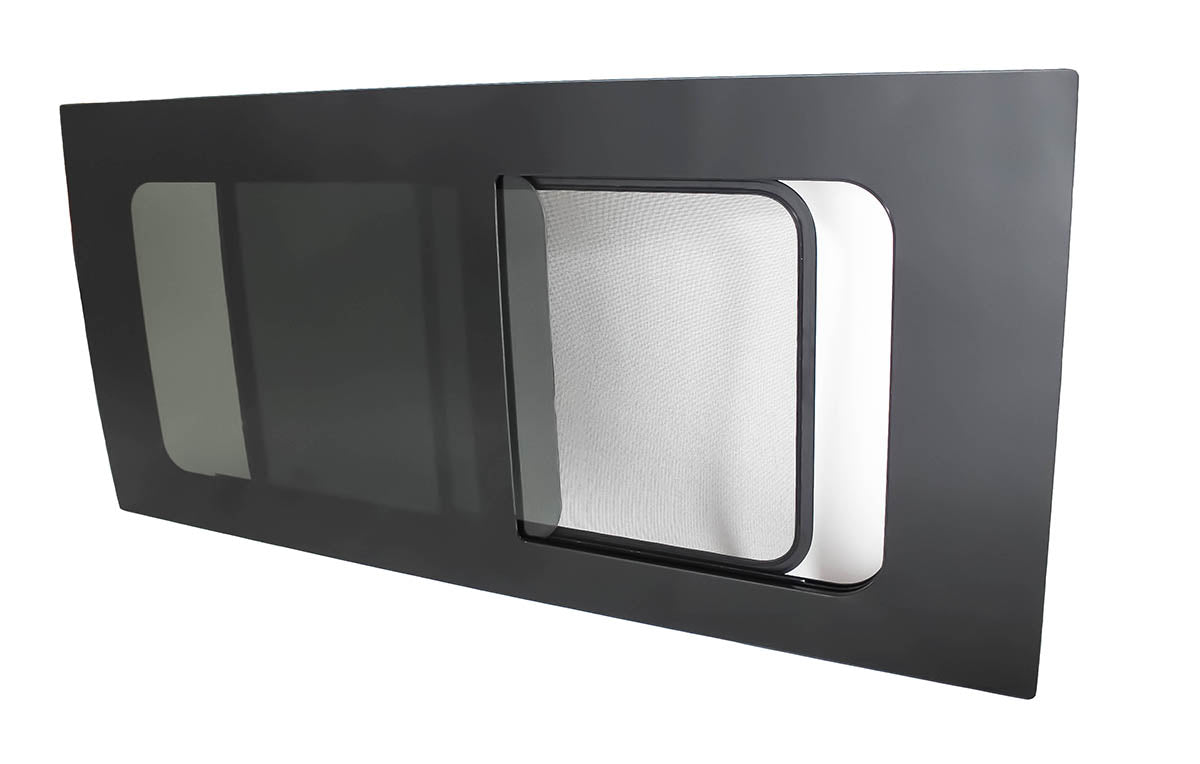 AM Auto - Promaster - Driver Side - Forward Window - Half Slider w/ Screen