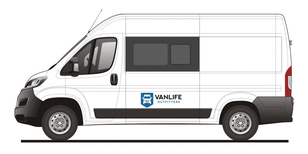 AM Auto - Promaster - Driver Side - Forward Window - Half Slider w/ Screen