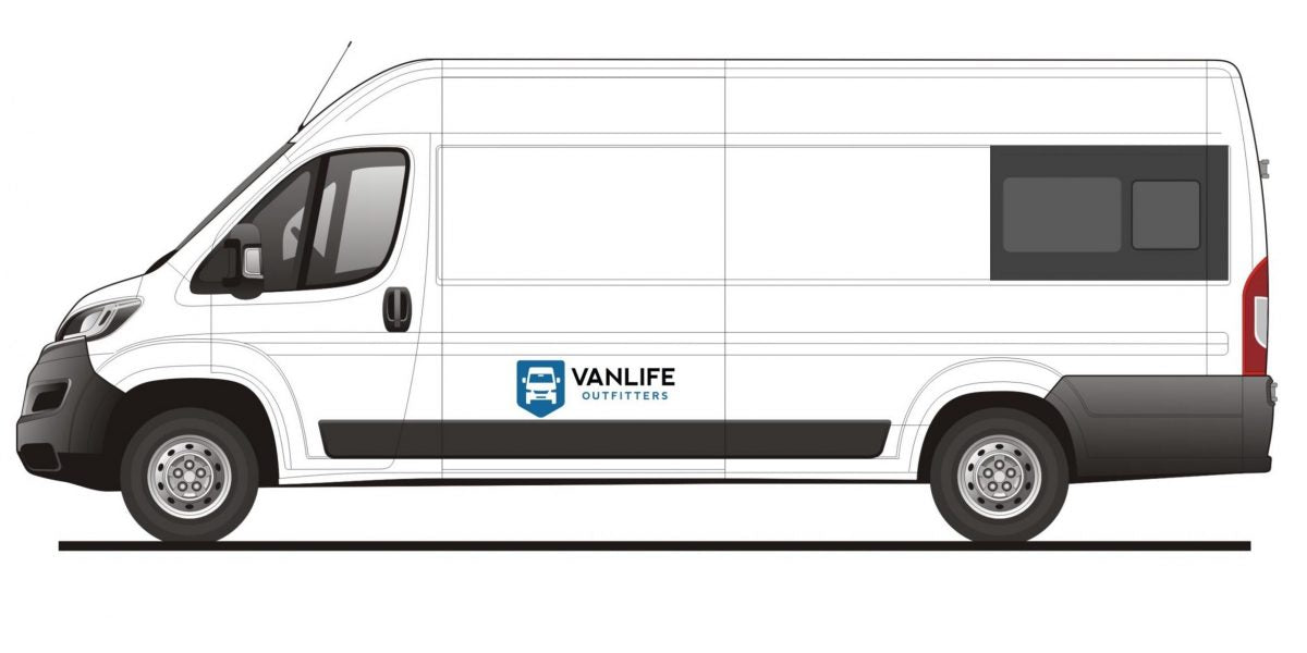 AM Auto - Promaster - Driver Side - Rear Window - Half Slider w