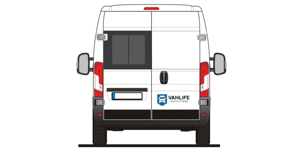 AM Auto - Promaster - Rear Door Driver Side Window - Half Slider w/ Screen