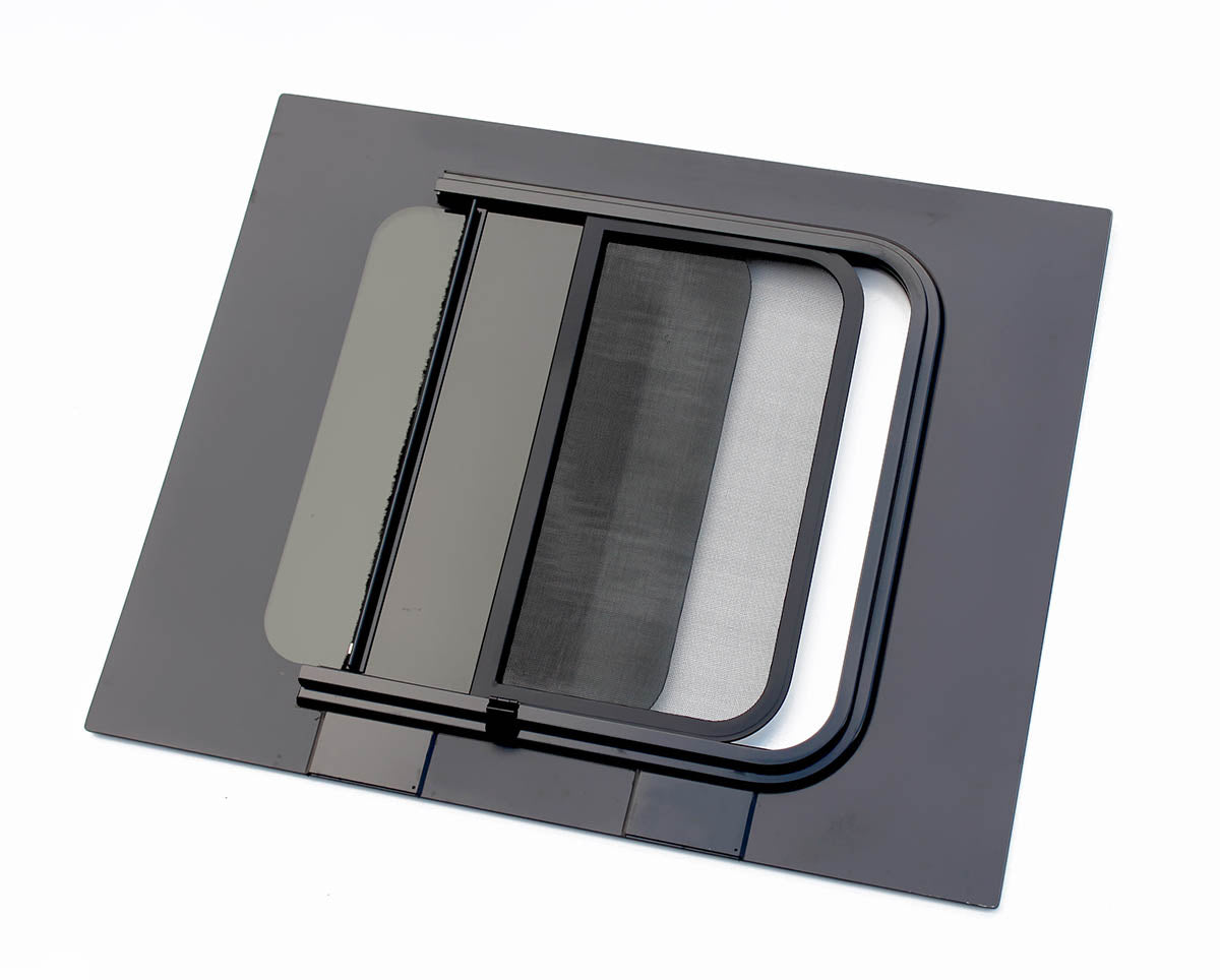 AM Auto - Promaster - Rear Door Driver Side Window - Half Slider w/ Screen