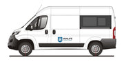AM Auto - Promaster - Driver Side - Rear Window - Half Slider w/ Screen - 136" WB w/ Driver Side Sliding Door