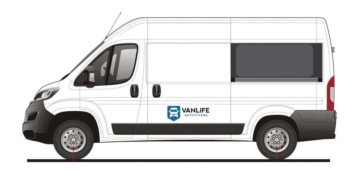 AM Auto - Promaster - Driver Side - Rear Window - Fixed Glass - 136" WB w/ Driver Side Sliding Door