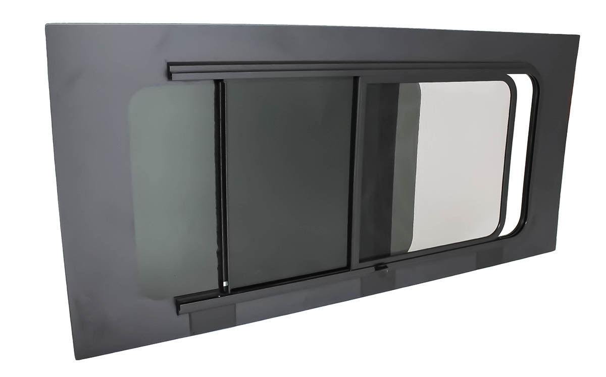AM Auto - Promaster - Passenger Side - Forward Window - Half Slider w/ Screen
