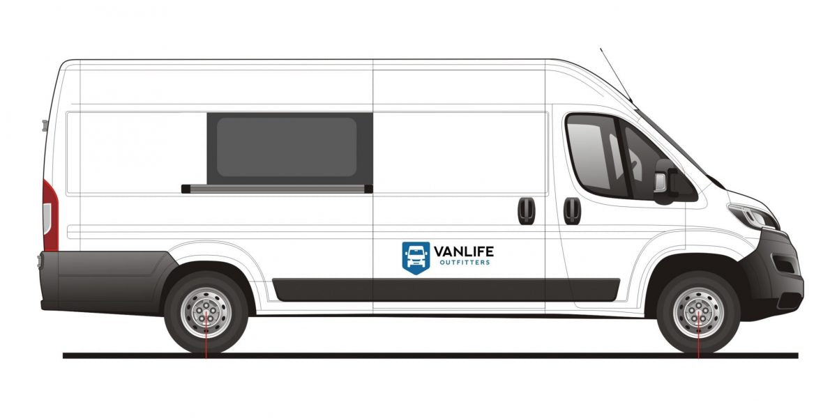 AM Auto - Promaster - Passenger Side - Middle Window - Fixed Glass - 159" & 159" EXT WB