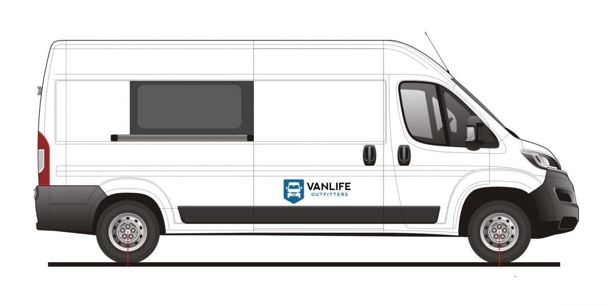 AM Auto - Promaster - Passenger Side - Middle Window - Fixed Glass - 159" & 159" EXT WB