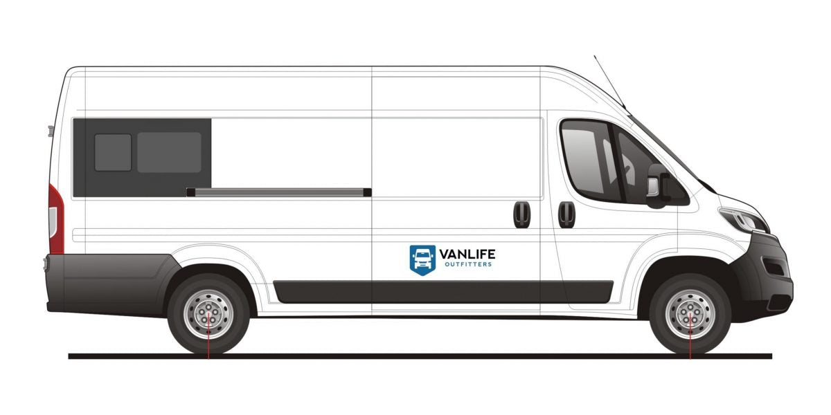 AM Auto - Promaster - Passenger Side - Rear Window - Half Slider w/ Screen  - 159" EXT WB