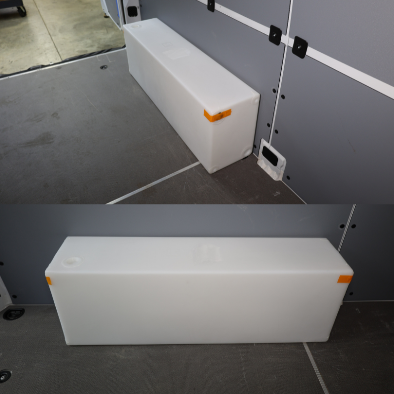 NW Conversions 24 Gallon Wheel Well Water Tank - Sprinter/Transit