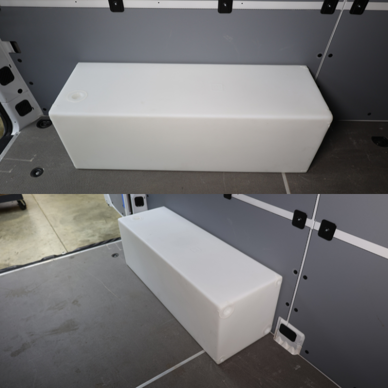 NW Conversions 36 Gallon Wheel Well Water Tank - Sprinter/Transit
