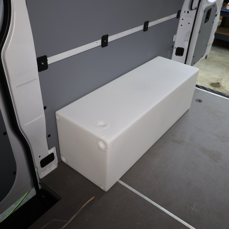 NW Conversions 36 Gallon Wheel Well Water Tank - Sprinter/Transit
