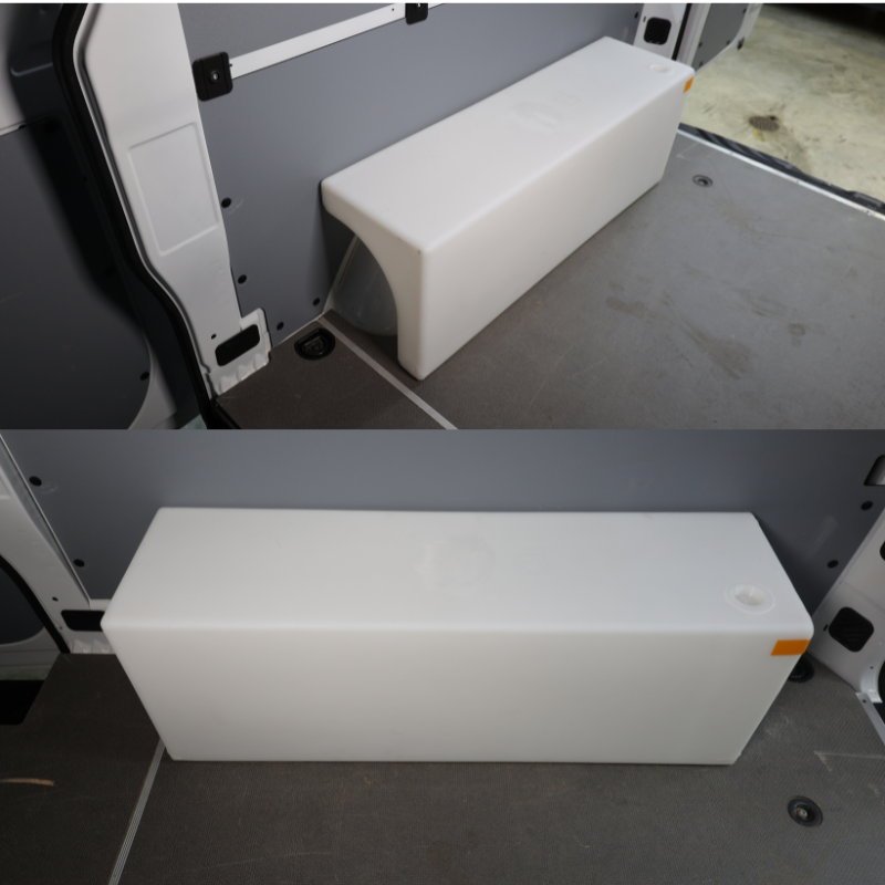 NW Conversions 20 Gallon Wheel Well Water Tank - Sprinter/Transit (Passenger Side)