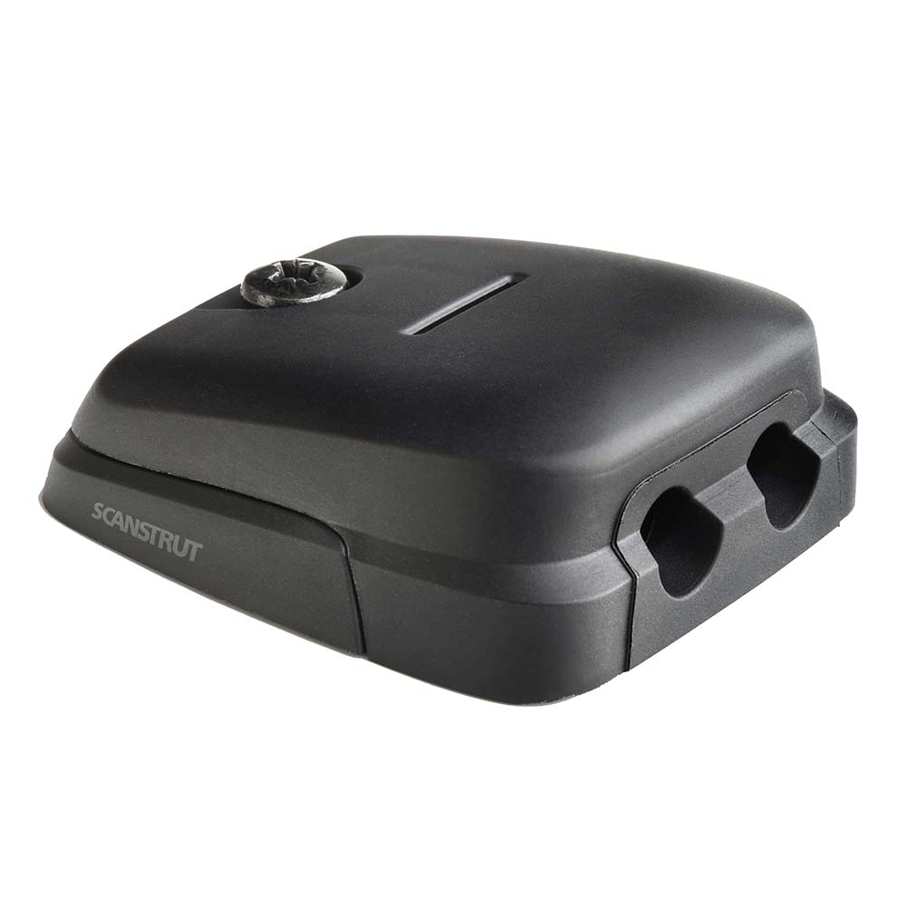 Scanstrut Horizontal Double-Entry Cable Seal - Black Plastic