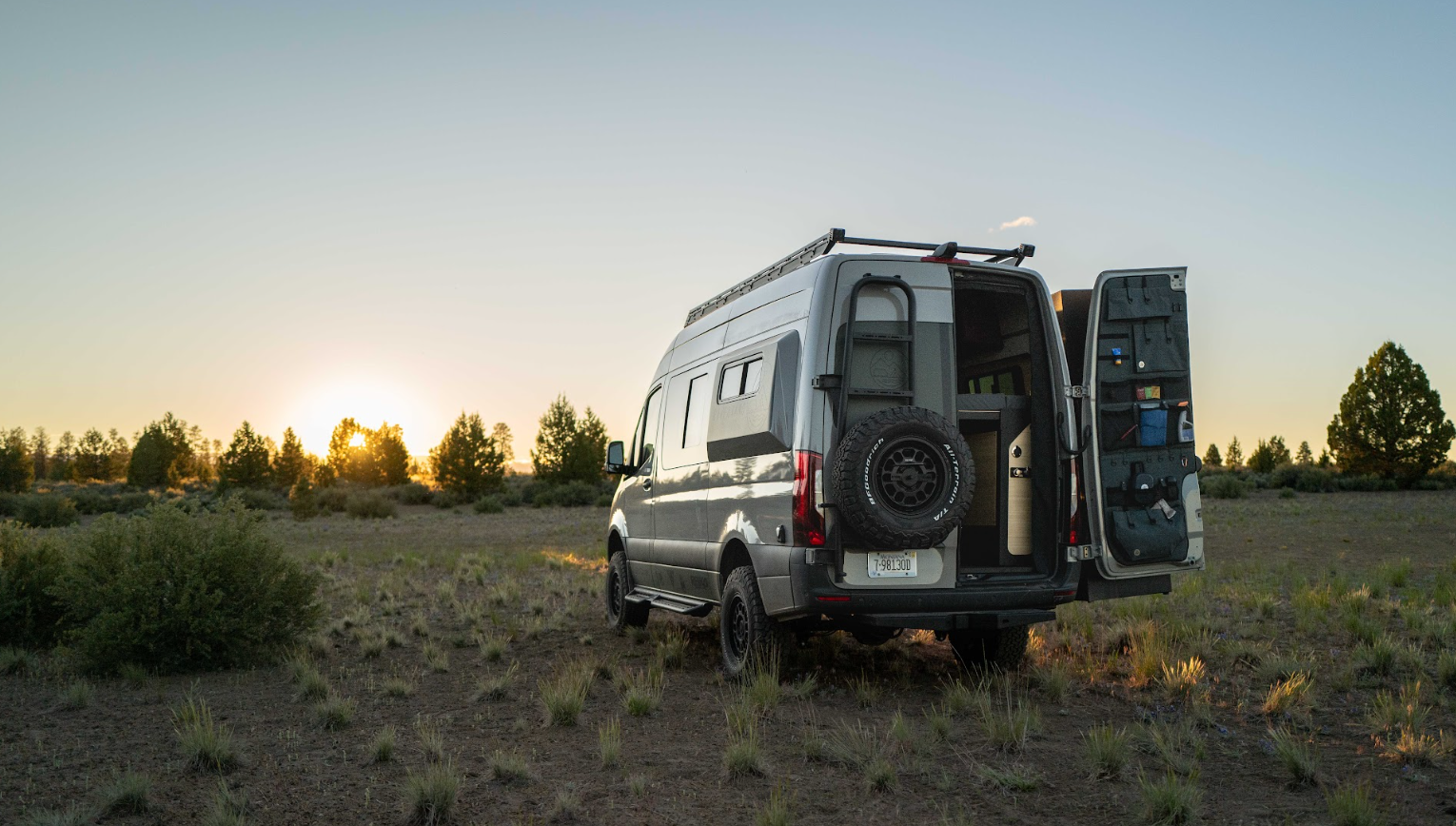 Rover Vans Ladder & Tire Carrier (Mercedes Sprinter)