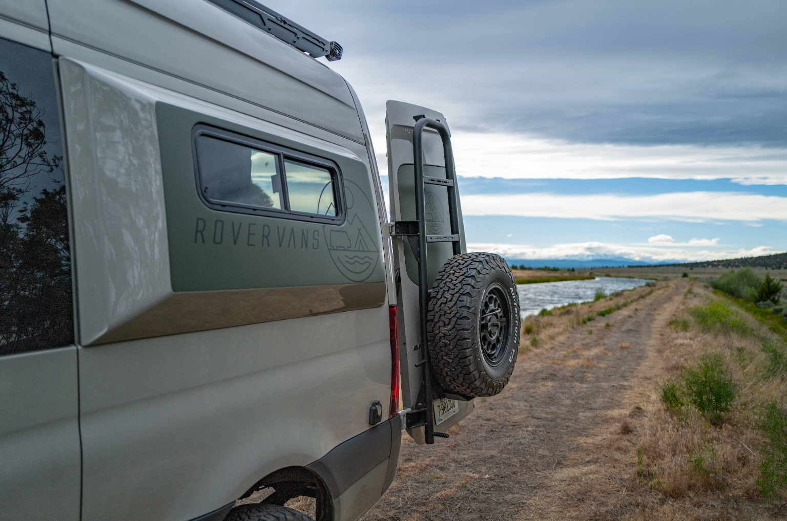 Rover Vans Ladder & Tire Carrier (Mercedes Sprinter)