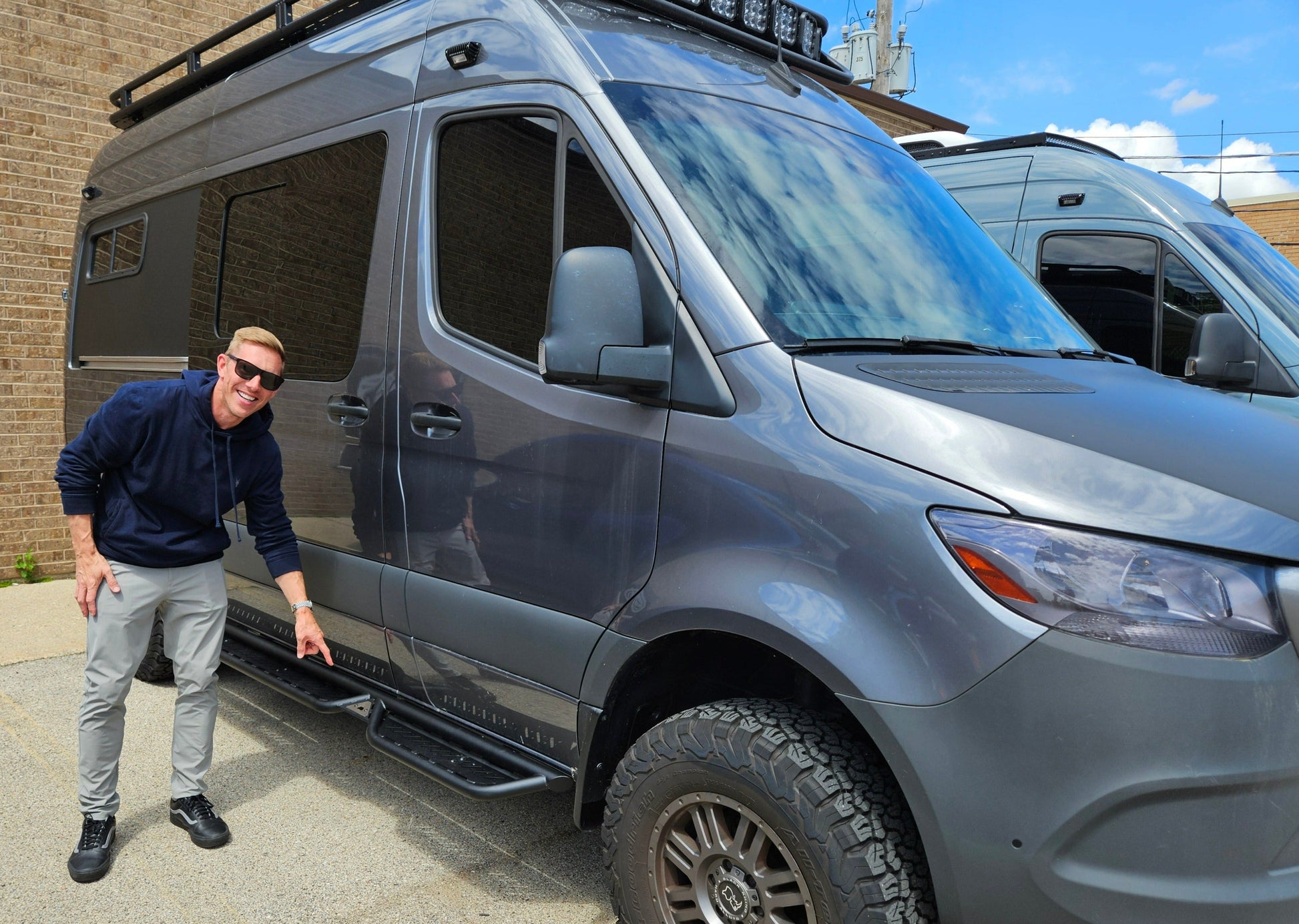 Rover Vans Side Steps for Mercedes Sprinter