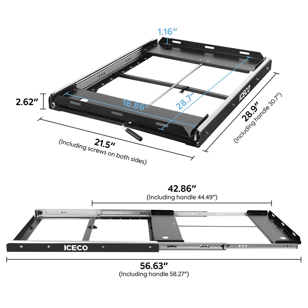ICECO Mounting Drawer Slide for VL60PRO Refrigerator Freezer