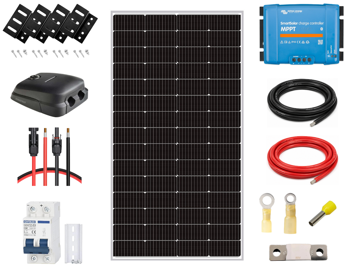 Complete Camper Van Rooftop Solar Bundle Kit - "Sun Seeker"