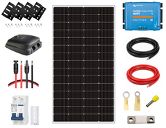 Complete Camper Van Rooftop Solar Kit Bundle - "Sun Seeker"