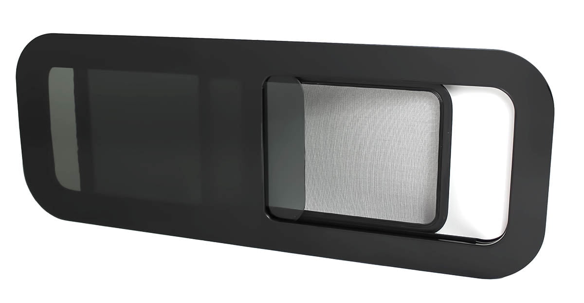 AM Auto - Universal - Driver Side - Bunk Window - Half Slider w/ Screen -  40" x 15"