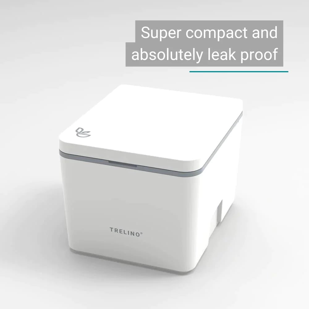 Trelino Evo S Portable Composting Toilet (White or Dark Gray)