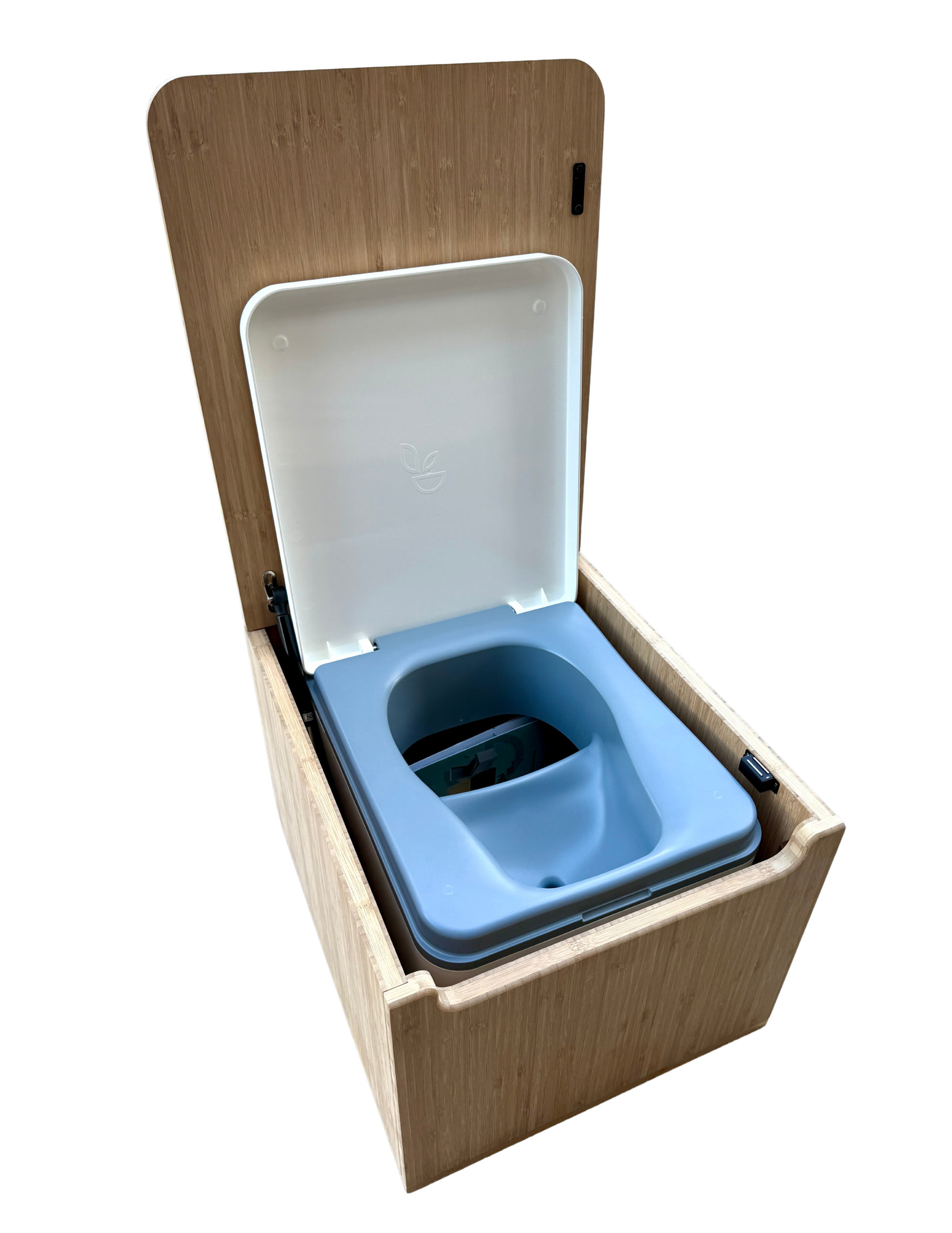 Bamboo Lift Top Cabinet For Trelino EVO Toilets - Flat Pack Kit