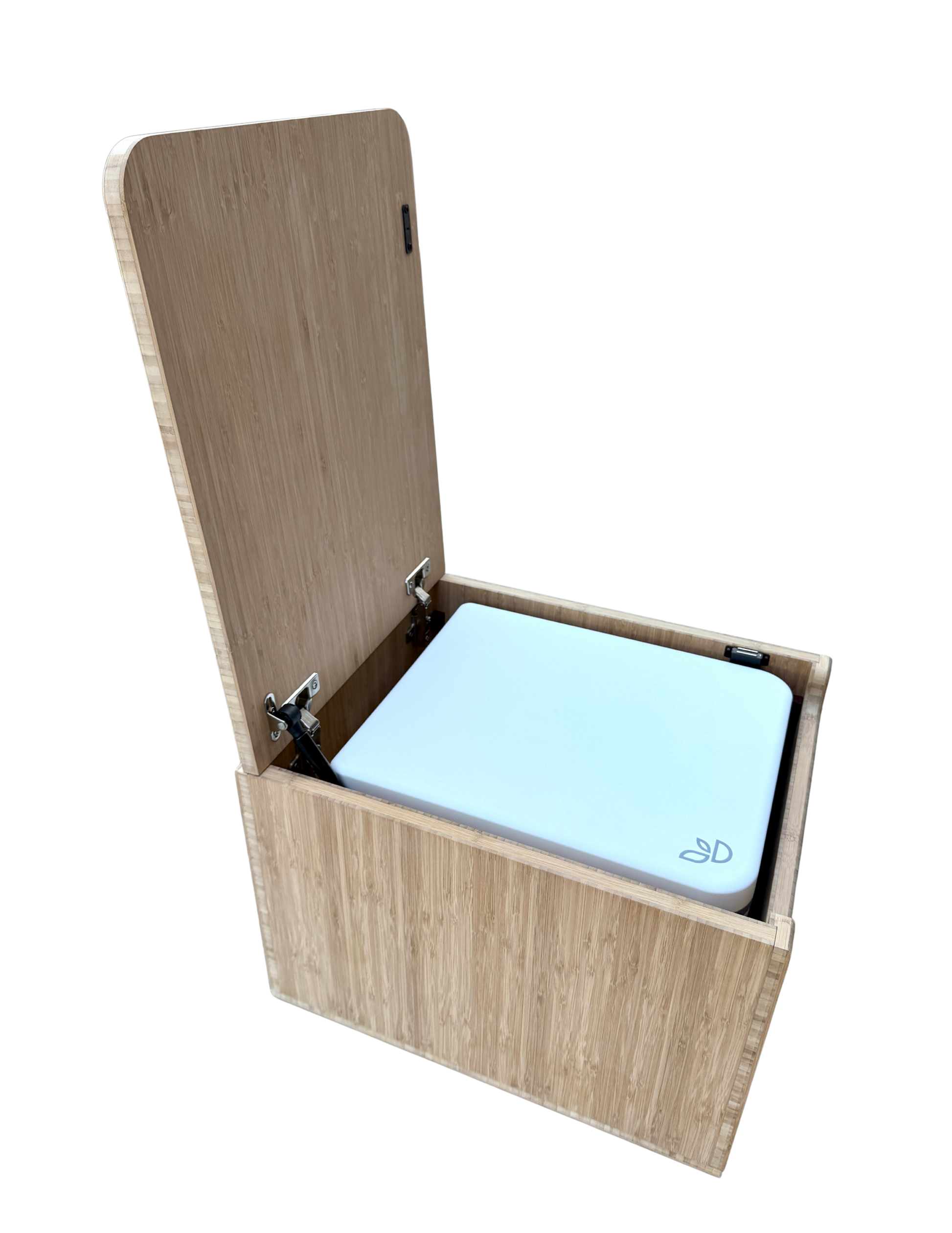 Bamboo Lift Top Cabinet For Trelino EVO Toilets - Flat Pack Kit