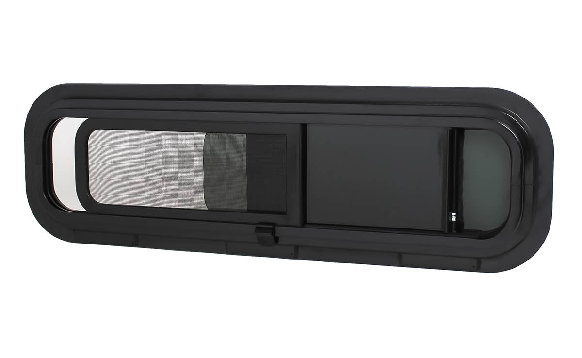 AM Auto  - Universal - Driver Side - Bunk Window - Half Slider w/ Screen - 30 3/4" x 9 1/2"